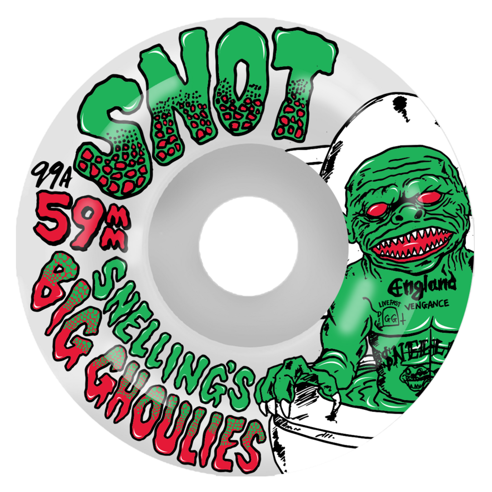 SNOT SNELLING'S GHOULIES GLOW CONICAL 59MM 99A (Set of 4)