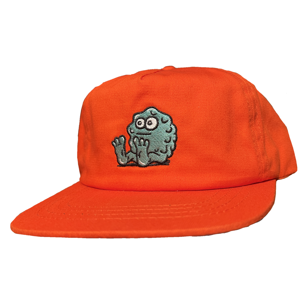 SNOT BOOGER 5 COTTON 5 PANEL HAT ORANGE