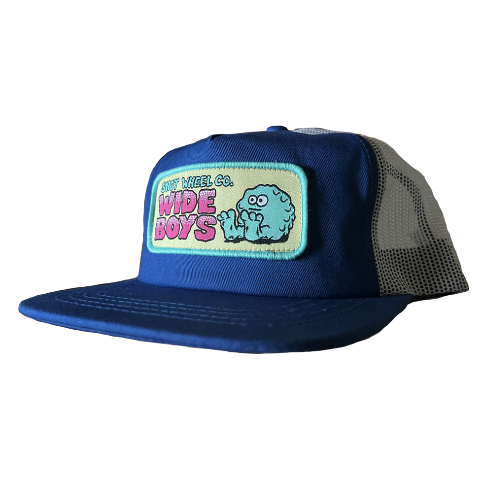 SNOT WIDE BOY CLASSIC TRUCKER HAT BLUE