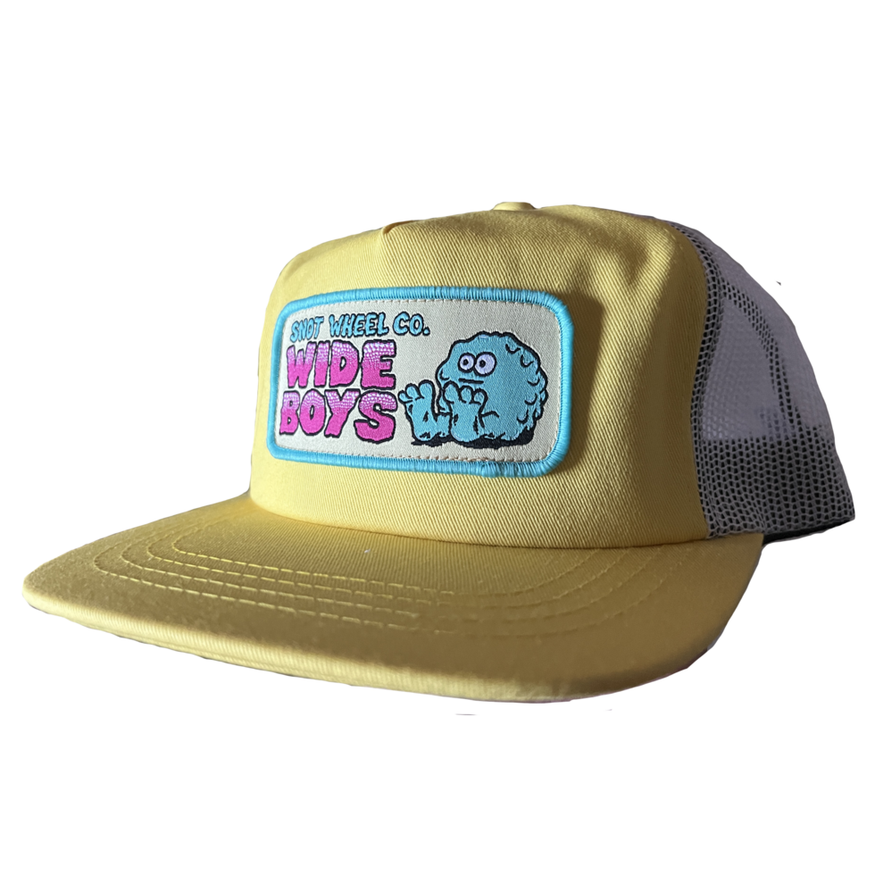 SNOT WIDE BOY CLASSIC TRUCKER HAT YELLOW