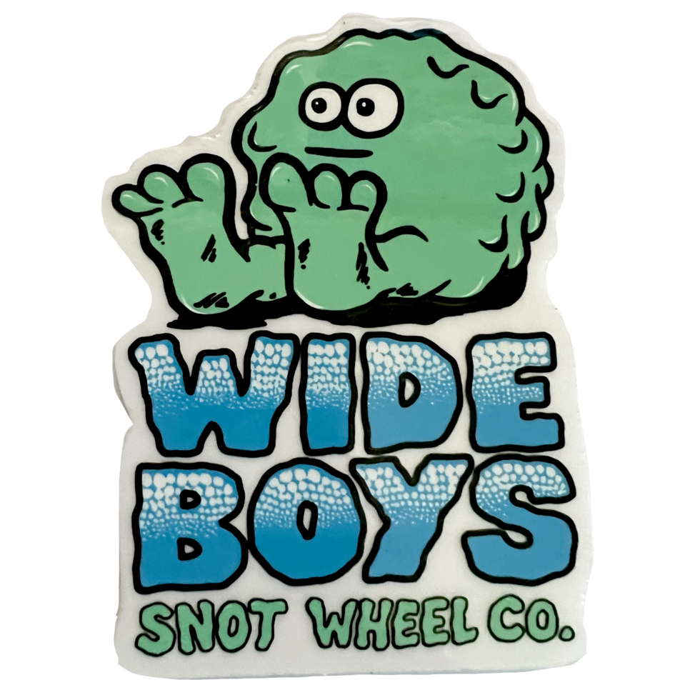 SNOT WIDE BOY STICKERS BLUE