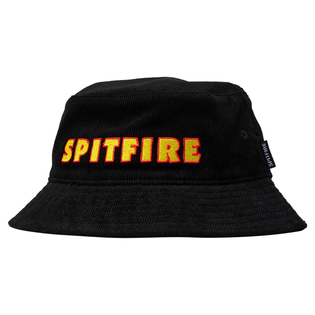 SPITFIRE LTB SCRIPT BUCKET HAT BLACK