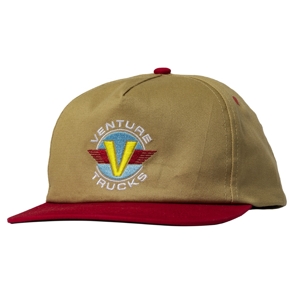 VENTURE WINGS SNAPBACK HAT TAN