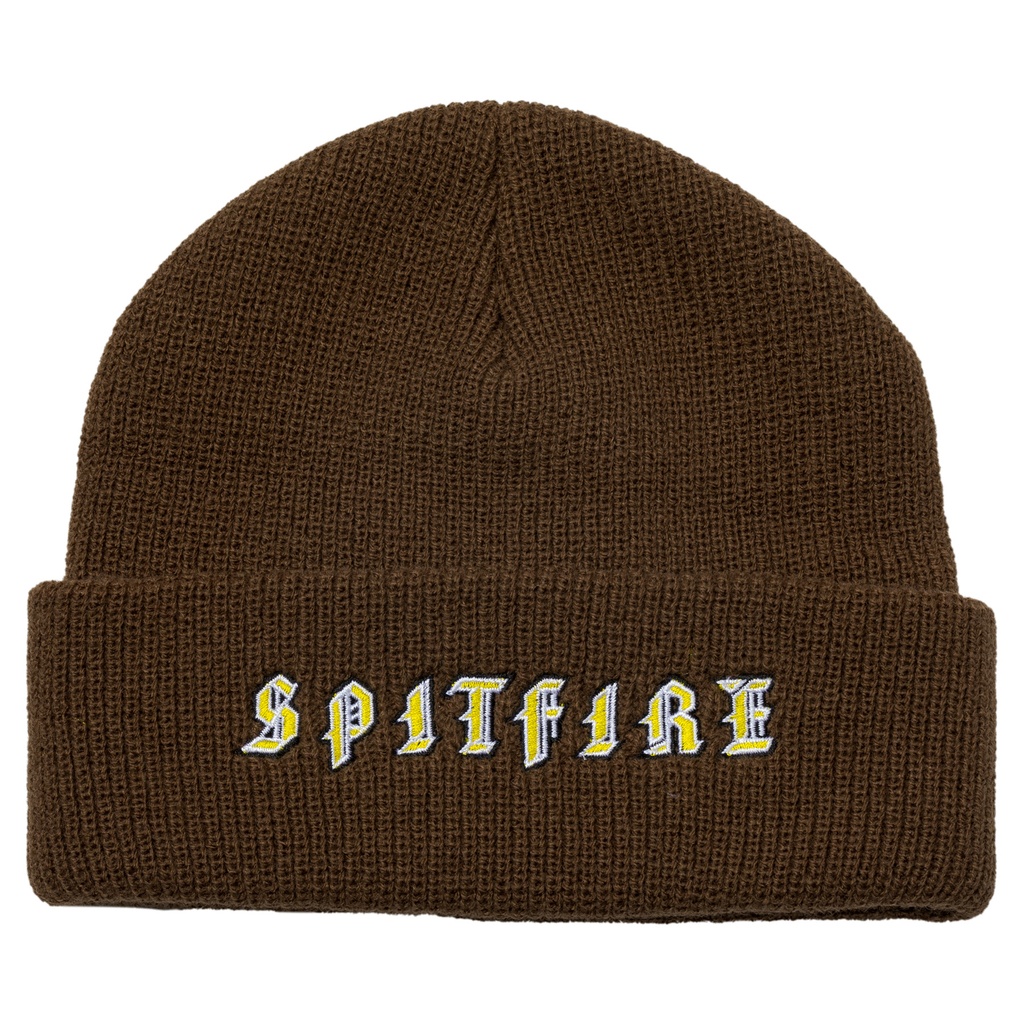 SPITFIRE OLD E CUFF BEANIE BROWN