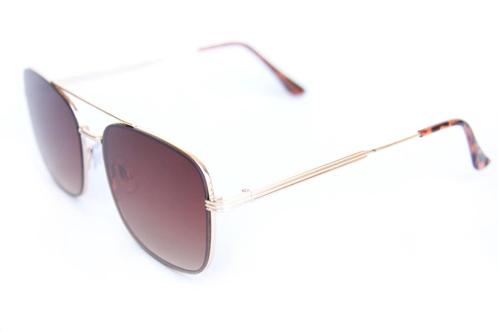 HAPPY HOUR THE BEAGLE GOLD/AMBER FADE SUNGLASSES