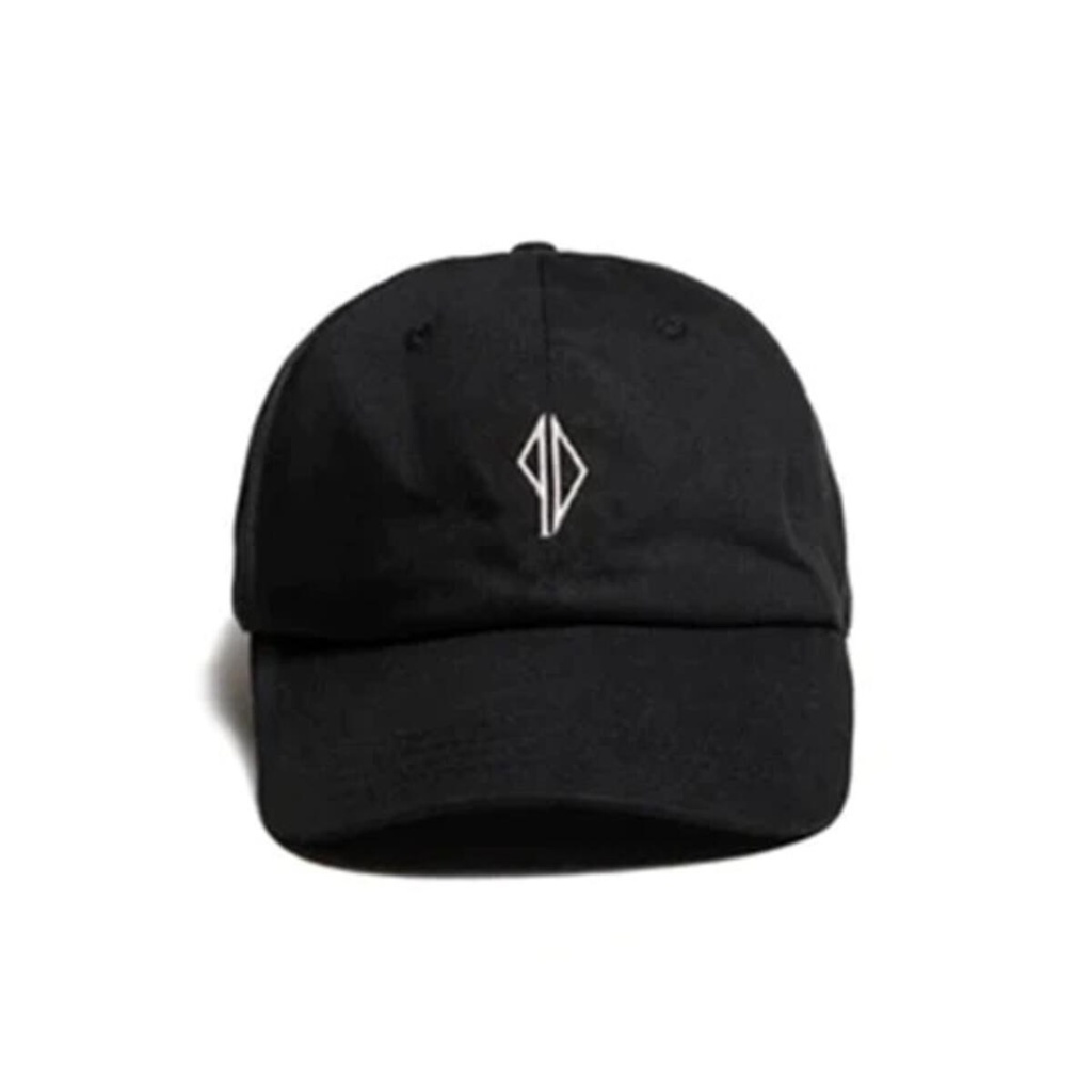 PISS DRUNX DIRECT LOGO DAD HAT BLACK