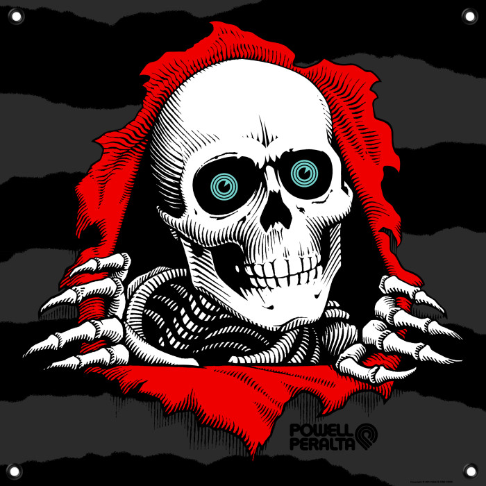 POWELL PERALTA RIPPER BANNER 30" X 30"