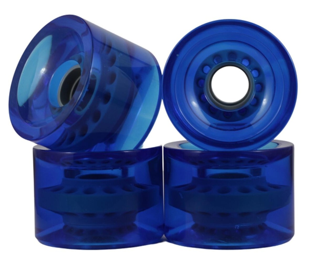 BLANK CRUISER CLEAR BLUE 70MM 78A (Set of 4)