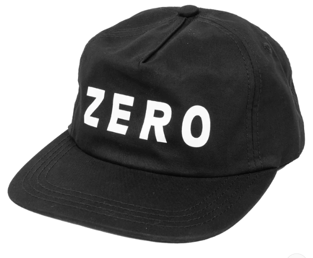 ZERO ARMY SNAPBACK HAT BLACK