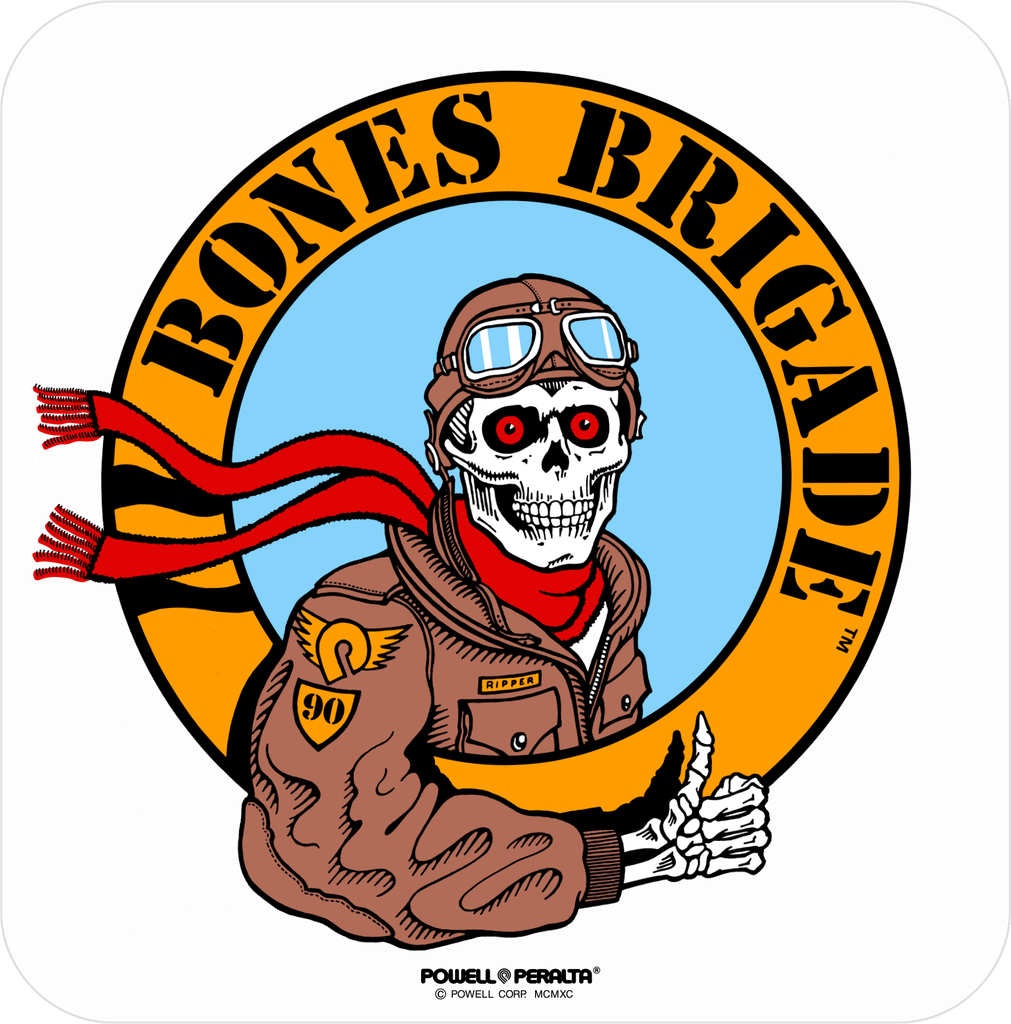 POWELL RIPPER PILOT BONES BRIGADE SERIES 15 STICKER