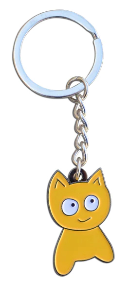 MEOW CAT KEYCHAIN