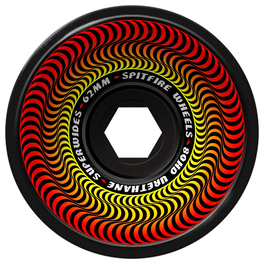 SPITFIRE 80HD SUPERWIDES BLACK 62MM (Set of 4)