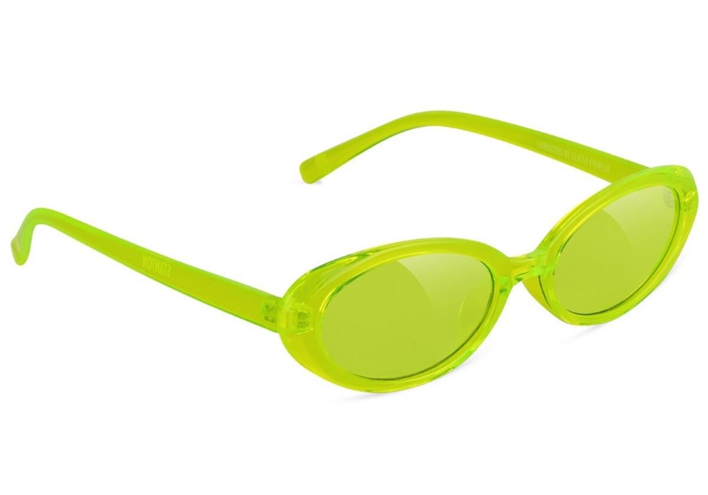 GLASSY STANTON LIME/LIME POLARIZED SUNGLASSES