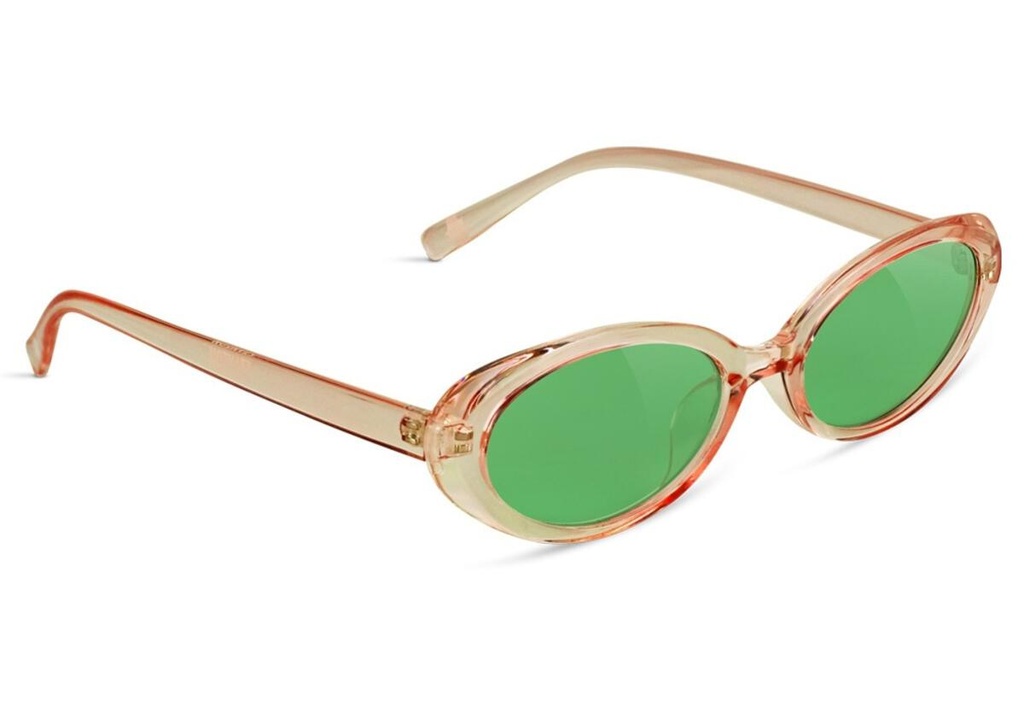 GLASSY STANTON TRANSPARENT TEA/MINT POLARIZED SUNGLASSES