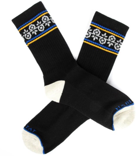 HABITAT GEO-POD SOCKS BLACK