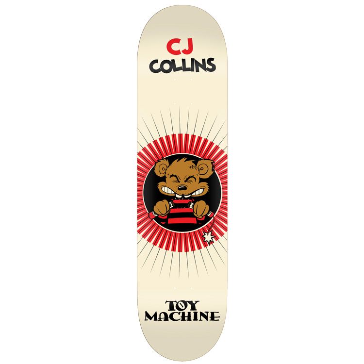 TOY MACHINE COLLINS TOONS DECK 8.00