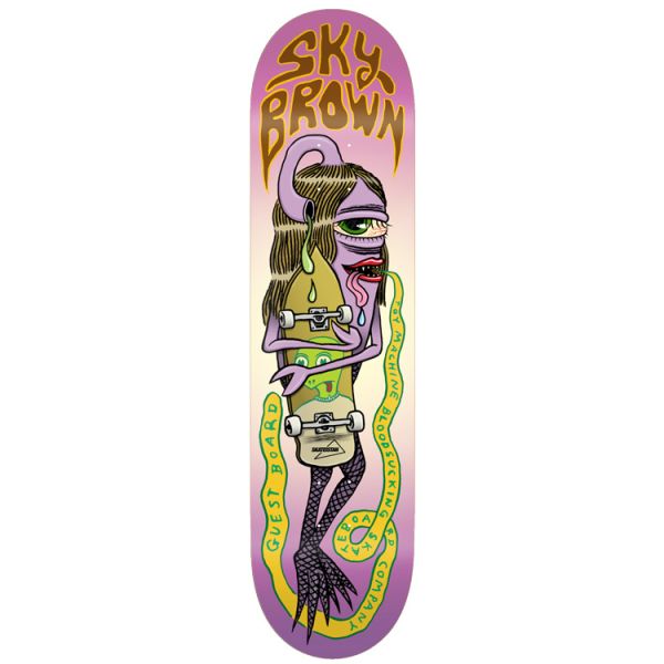 TOY MACHINE SKY BROWN GUEST DECK 8.25