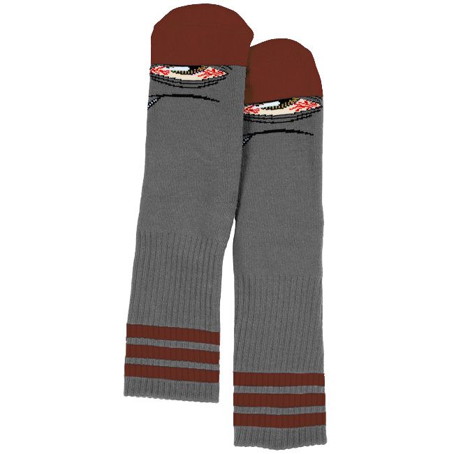 TOY MACHINE STONER SECT SOCKS CHARCOAL