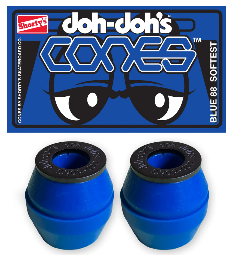 SHORTY'S BUSHINGS DOH DOH'S CONES BLUE 88A SOFTEST