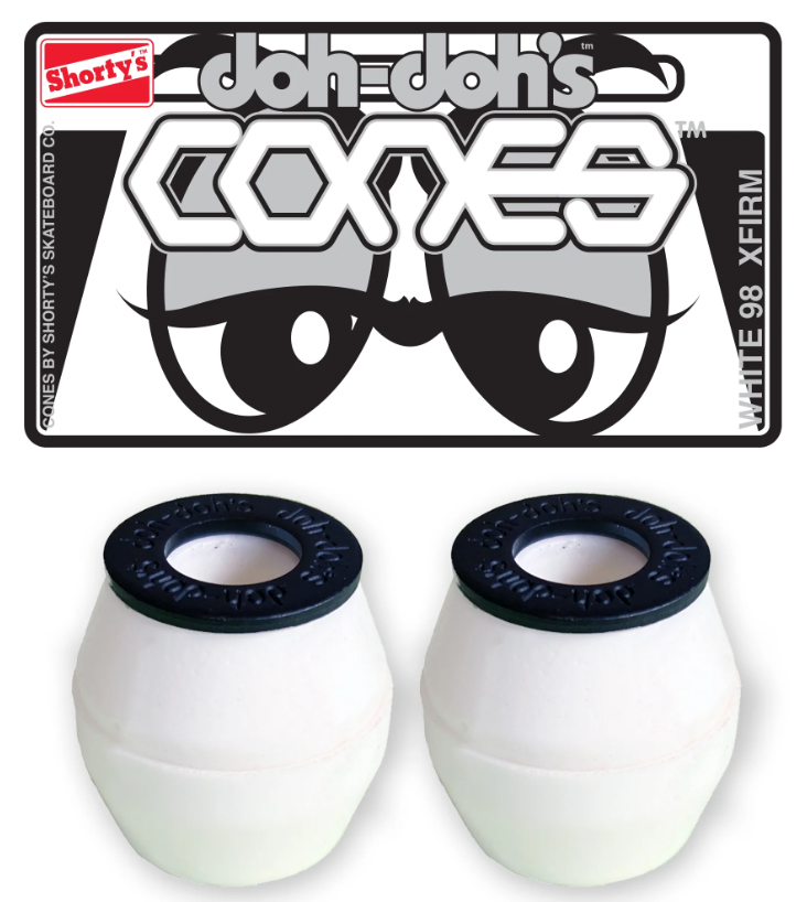 SHORTY'S BUSHINGS DOH DOH'S CONES WHITE 98A XFIRM