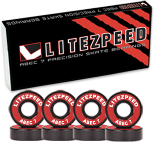 LITEZPEED ABEC 7 SINGLE SET RED