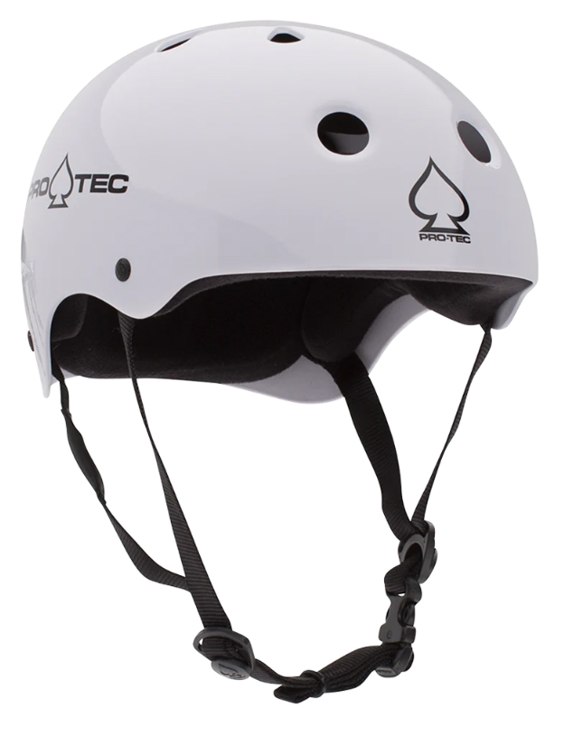 PRO TEC CLASSIC SKATE HELMET GLOSS WHITE S