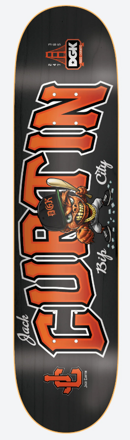 DGK JACK CURTIN BIP CITY DECK 8.06