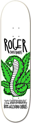 ROGER TEAM WEED AND COBRAS DECK 8.25