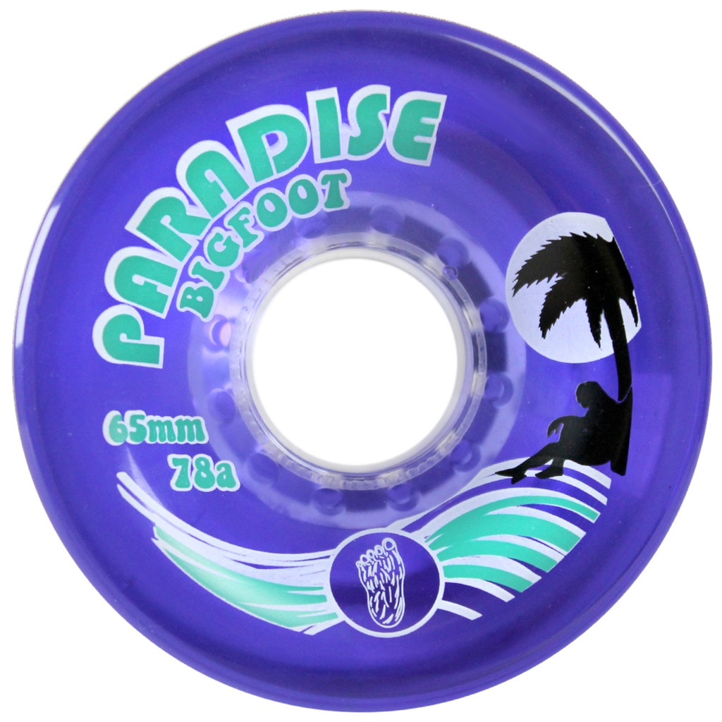 PARADISE ISLANDERS PURPLE 65MM 78A (SET OF 4)