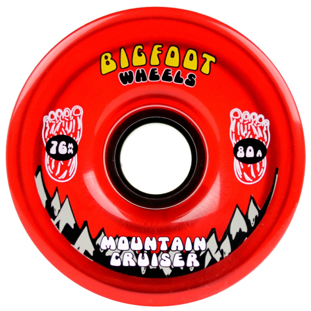 PARADISE MOUNTAIN CRUISER RED 76MM 80A (SET OF 4)