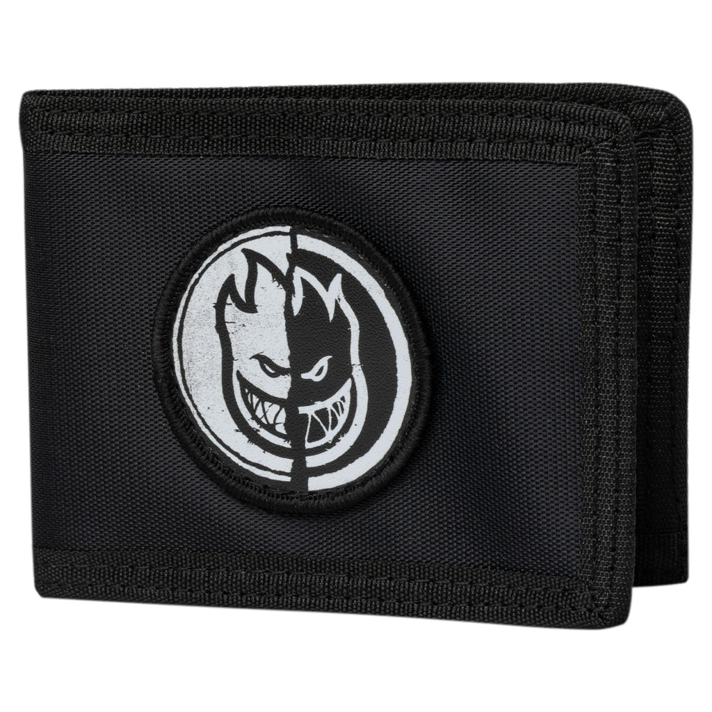 SPITFIRE YIN-YANG BI FOLD WALLET BLACK