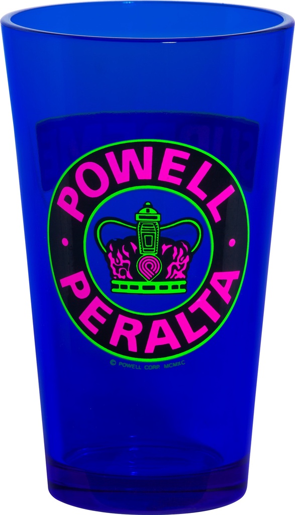 POWELL SUPREME BLACKLIGHT PINT GLASS