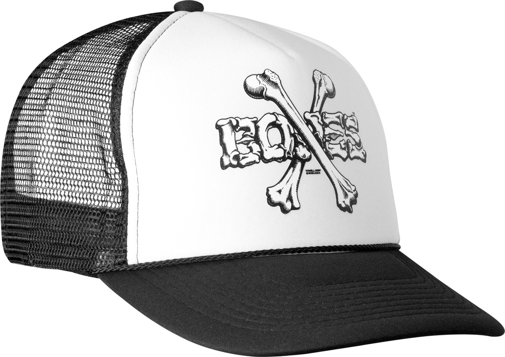 POWELL CROSS BONES MESH TRUCKER HAT