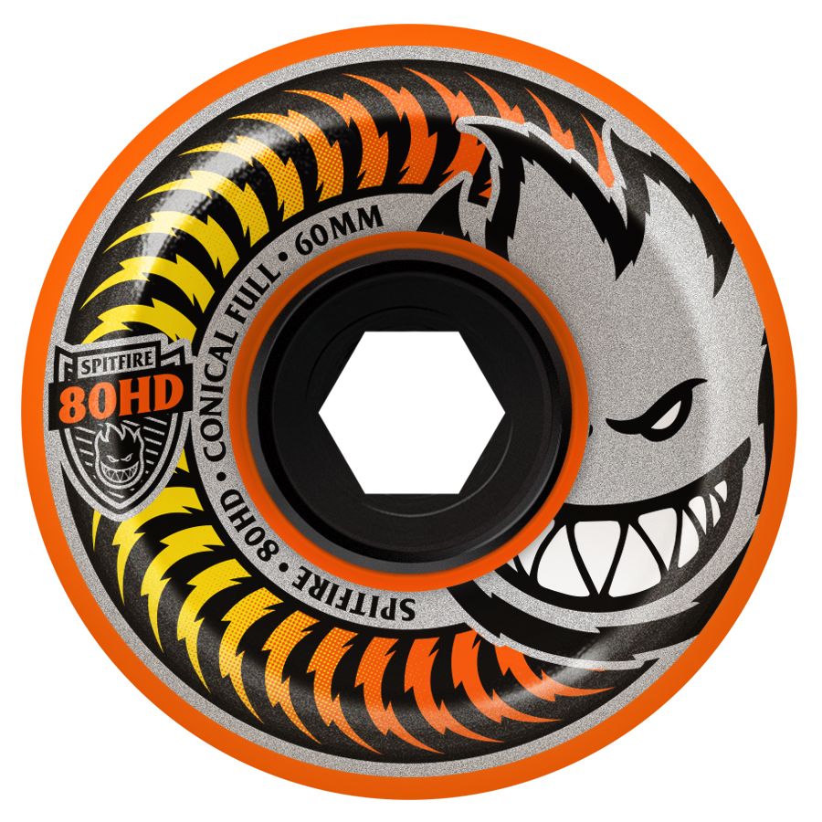 SPITFIRE 80HD FADE ORANGE CONICAL FULL 60MM