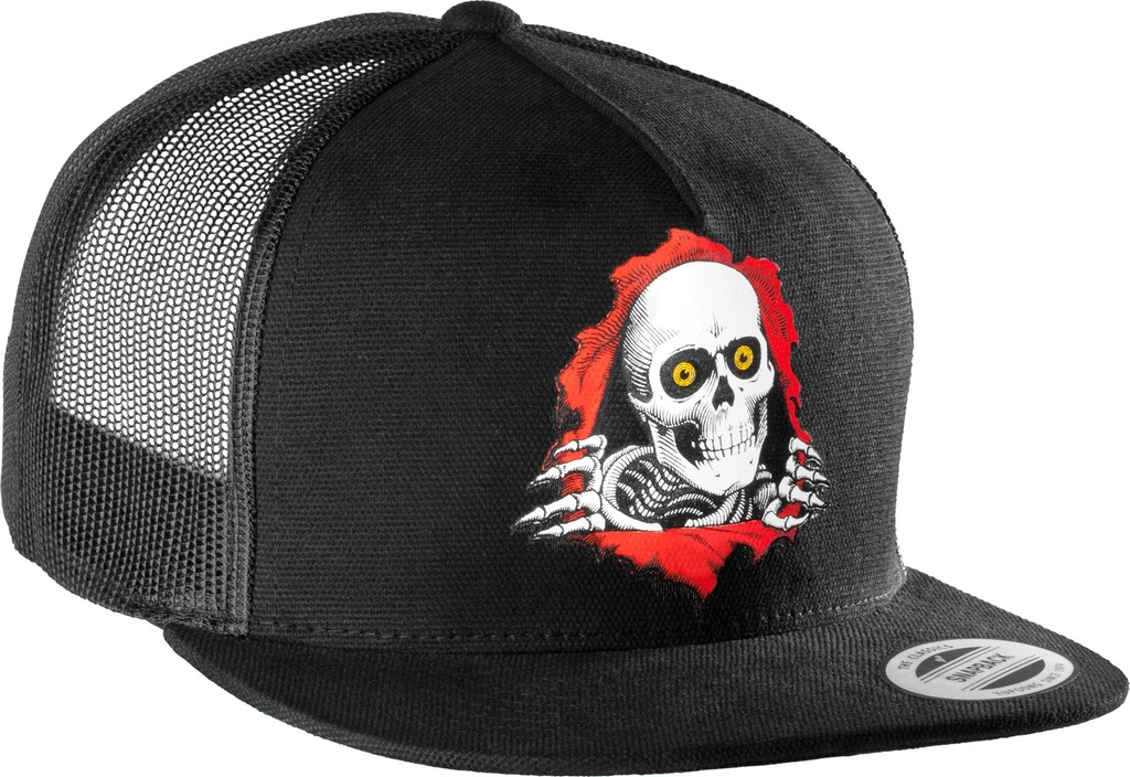 POWELL RIPPER TRUCKER HAT BLACK