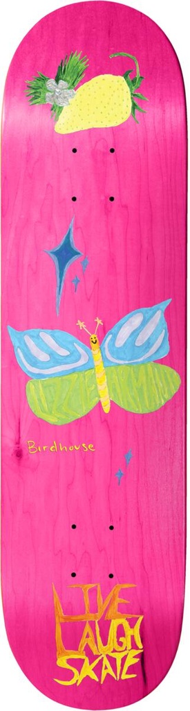 BIRDHOUSE LIZZIE ARMANTO DANI PINK DECK 8.125