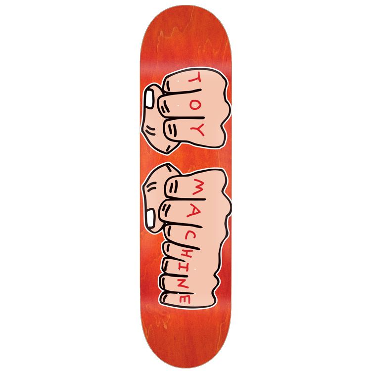 TOY MACHINE TEAM NEW FISTS DECK 8.50