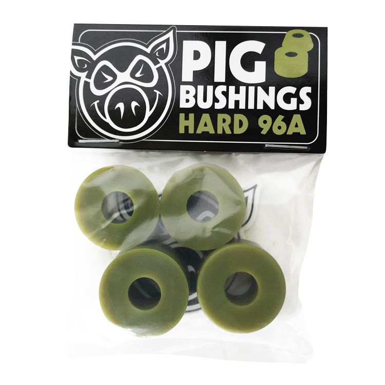 PIG BUSHINGS OLIVE HARD 96A (4 PER PACK)