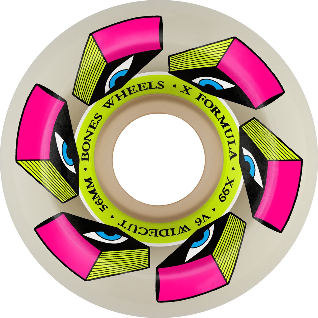 BONES X-FORMULA LOOK BOOK V6 WIDE-CUT 56MM 99A (Set of 4)