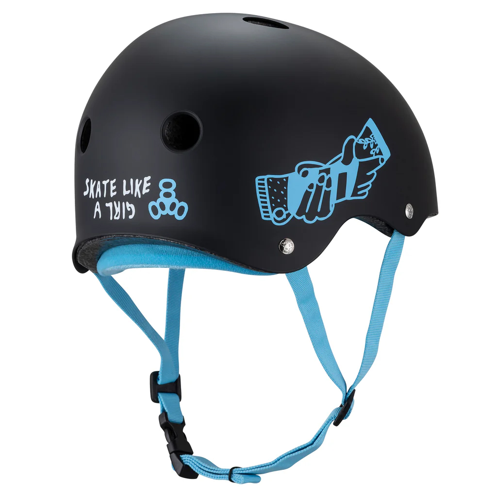 TRIPLE 8 HELMET CERTIFIED SWEATSAVER SKATE LIKE A GIRL XS/S