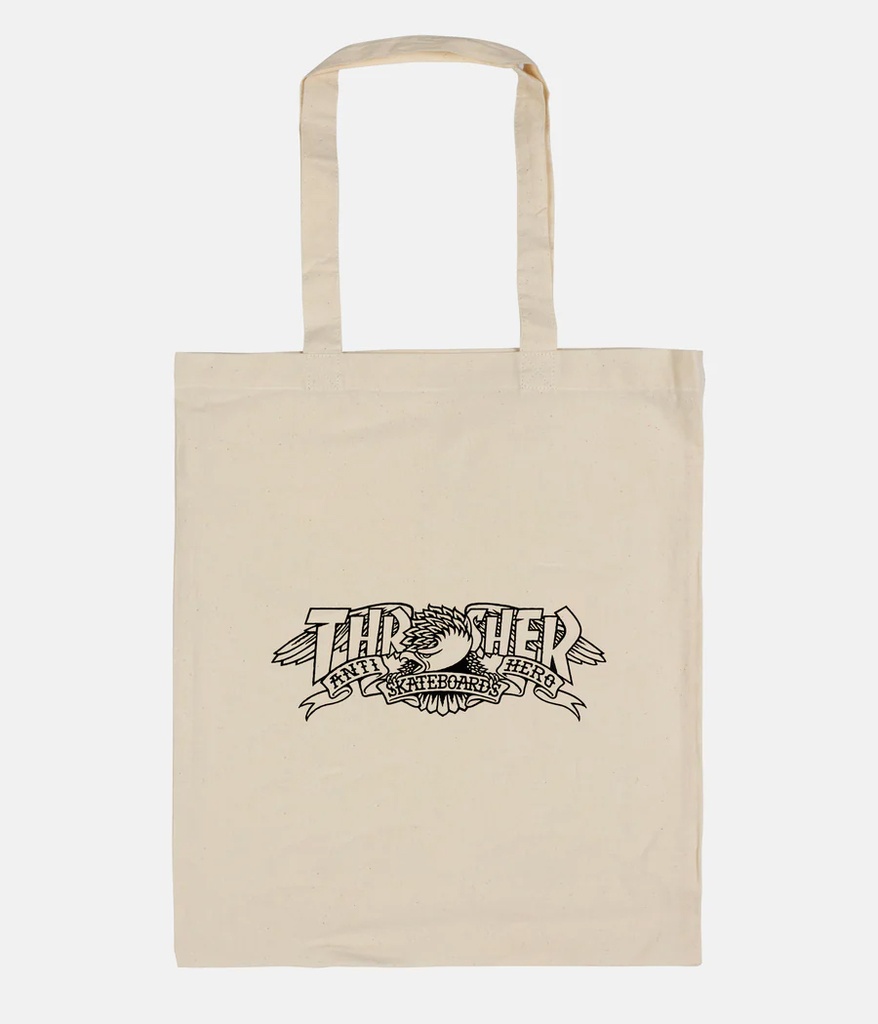 THRASHER X ANTI-HERO TOTE BAG