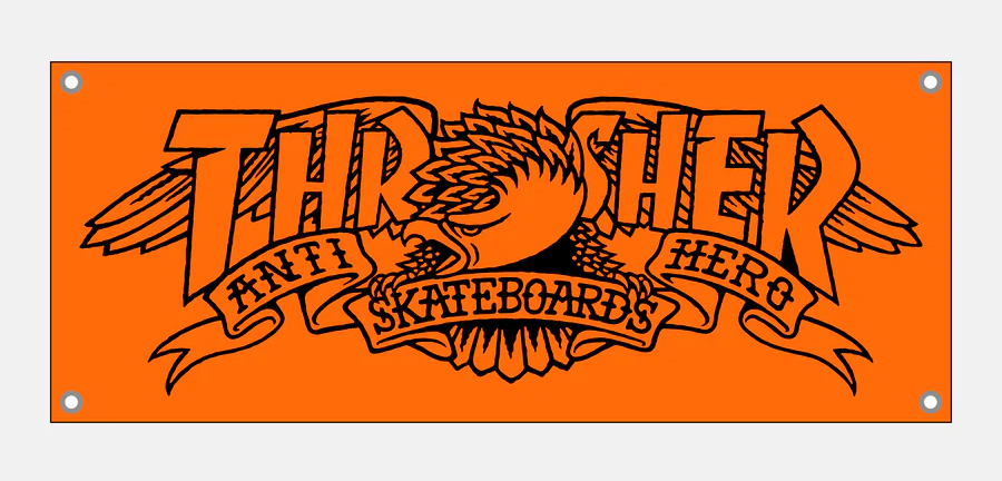 THRASHER X ANTI-HERO BANNER