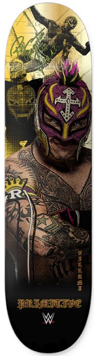 PRIMITIVE X WWE VILLANI MYSTERIO DECK 8.50