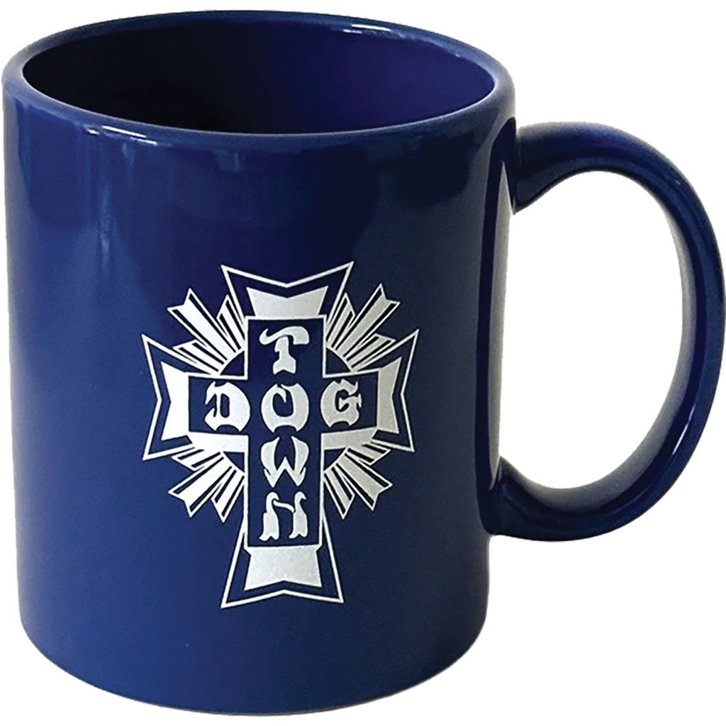 DOGTOWN CROSS LOGO MUG 11 OZ ROYAL BLUE