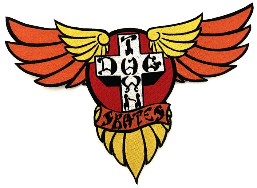 DOGTOWN LARGE WINGS LOGO PATCH 12.00 X 8.00