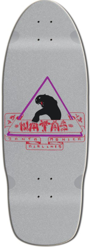 SMA NATAS SILVER DIP REISSUE SHAPED DECK 10.00 X 29.00