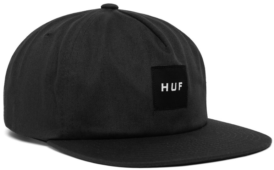 HUF SET BOX SNAPBACK HAT BLACK