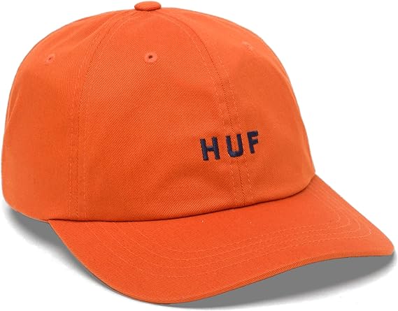 HUF SET OG CV 6 PANEL HAT ORANGE