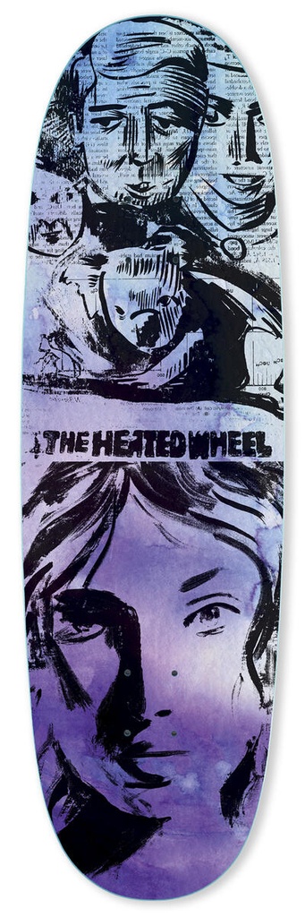 THE HEATED WHEEL TEAM JACKLAND 90'S EGG SHAPED DECK 9.6