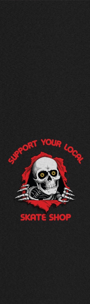 POWELL PERALTA  9" X 33" SUPPORT YOUR LOCAL SKATE SHOP SHEET